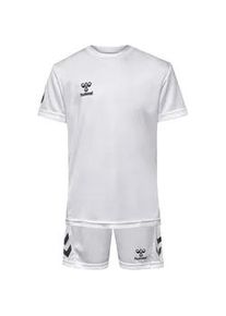 Hummel hmlLOGO Sport-Set Trikot+Shorts Kinder 9001 - white 128