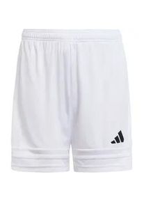 Adidas Squadra 25 Fu&szlig;ballshorts Kinder JJ2423 - white/white/black 128