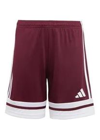 Adidas Squadra 25 Fu&szlig;ballshorts Kinder JC8665 - team maroon 2/white 152