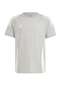 Adidas Tiro 24 Sweat Fu&szlig;ball-Trainingsshirt Kinder IR9356 - medium grey heather/white 176