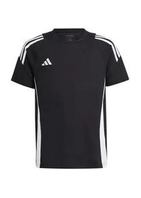 Adidas Tiro 24 Sweat Fu&szlig;ball-Trainingsshirt Kinder IJ9953 - black/white 140