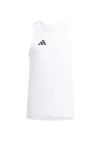 Adidas Adizero Team Lauf-Singlet Kinder IT5060 - white/black 116