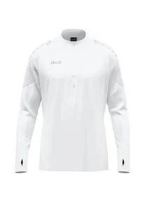 Jako Light Flow 1/4-Zip Sweatshirt Kinder 000 - wei&szlig; 140