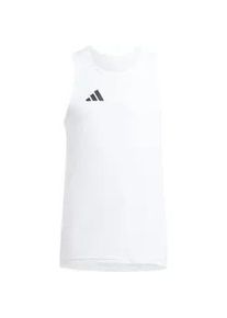 Adidas Adizero Team Lauf-Singlet Kinder IT5060 - white/black 128