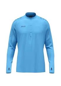 Jako Light Flow 1/4-Zip Sweatshirt Kinder 430 - skyblue 152