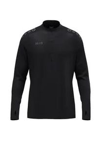 Jako Light Flow 1/4-Zip Sweatshirt Kinder 800 - schwarz 140