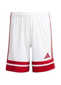 Adidas Squadra 25 Fu&szlig;ballshorts Kinder JJ2424 - white/team power red 2 128