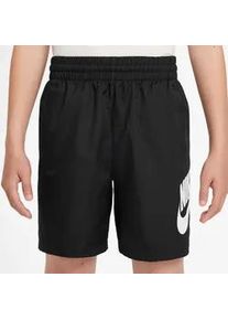 Nike Sportswear Club Woven Shorts Kinder 010 - black/white S (128-137 cm)