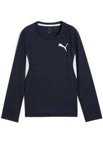 Puma Cross The Line 3.0 Langarmshirt Kinder 03 - new navy 152