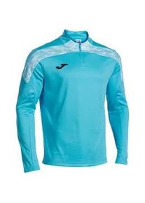 Joma Championship VIII 1/4-Zip Sweatshirt Kinder 010 - t&uuml;rkis fluor 140