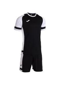 Joma Lider Trainingsshirt + Shorts Set Kinder 102 - schwarz/wei&szlig; 104