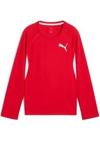 Puma Cross The Line 3.0 Langarmshirt Kinder 05 - Puma red 152