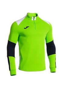 Joma Danubio IV 1/4-Zip Sweatshirt Kinder 022 - fluorgr&uuml;n/marineblau 116