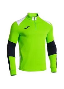 Joma Danubio IV 1/4-Zip Sweatshirt Kinder 022 - fluorgr&uuml;n/marineblau 104