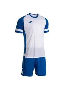 Joma Lider Trainingsshirt + Shorts Set Kinder 207 - wei&szlig;/royalblau 104