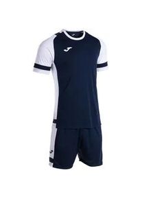 Joma Lider Trainingsshirt + Shorts Set Kinder 332 - marineblau/wei&szlig; 116