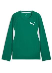 Puma Cross The Line 3.0 Langarmshirt Kinder 06 - power green 164