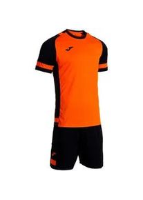Joma Lider Trainingsshirt + Shorts Set Kinder 881 - orange/schwarz 116