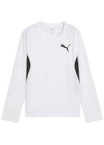 Puma Cross The Line 3.0 Langarmshirt Kinder 02 - Puma white 128