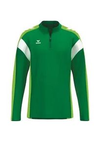 Erima Celebrate 125 1/4-Zip Sweatshirt Kinder smaragd/green gecko 164