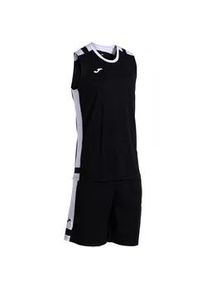 Joma Lider Basketballtrikot + Shorts Set Kinder 102 - schwarz/wei&szlig; 116
