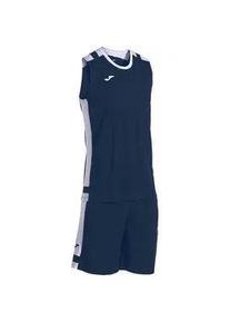 Joma Lider Basketballtrikot + Shorts Set Kinder 332 - marineblau/wei&szlig; 152
