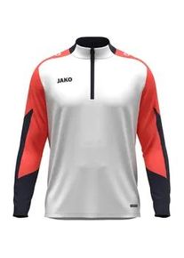 Jako Dynamic 1/4-Zip Sweatshirt Kinder 026 - wei&szlig;/coral/marine 128
