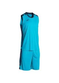 Joma Lider Basketballtrikot + Shorts Set Kinder 013 - t&uuml;rkis fluor 128