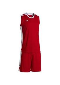 Joma Lider Basketballtrikot + Shorts Set Kinder 602 - rot/wei&szlig; 116