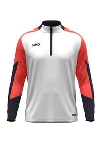 Jako Dynamic 1/4-Zip Sweatshirt Kinder 026 - wei&szlig;/coral/marine 116