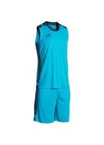 Joma Lider Basketballtrikot + Shorts Set Kinder 013 - t&uuml;rkis fluor 104