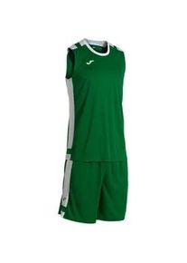 Joma Lider Basketballtrikot + Shorts Set Kinder 452 - gr&uuml;n/wei&szlig; 164