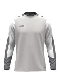 Jako Dynamic Sweatshirt Kinder 837 - hellgrau/wei&szlig;/grau 152