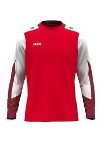 Jako Dynamic Sweatshirt Kinder 114 - rot/wei&szlig;/dunkelrot 116