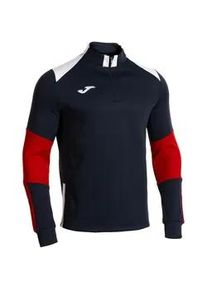 Joma Danubio IV 1/4-Zip Sweatshirt Kinder 332 - marineblau/wei&szlig; 104
