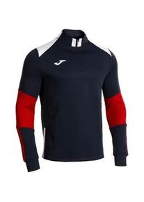 Joma Danubio IV 1/4-Zip Sweatshirt Kinder 332 - marineblau/wei&szlig; 128