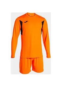 Joma Winner langarm Torwarttrikot + Shorts Set Kinder 881 - orange/schwarz 116