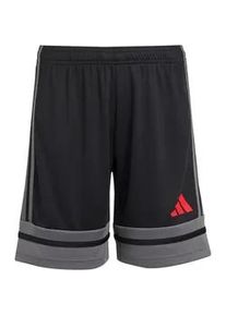 Adidas Squadra 25 Fu&szlig;ballshorts Kinder JN4448 - black/team grey four/pure ruby 116