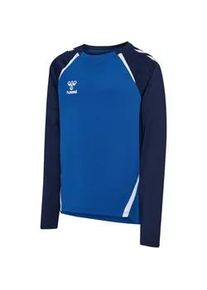 Hummel hmlLEAD 2.0 Crew Sweatshirt Kinder 8607 - true blue/marine 128