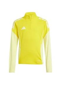 Adidas Tiro 25 Competition 1/4-Zip Sweatshirt Kinder JI8957 - team yellow/pulse yellow 176