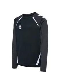 Hummel hmlLEAD 2.0 Crew Sweatshirt Kinder 1006 - black/asphalt 140