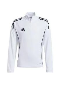 Adidas Tiro 25 Competition 1/4-Zip Sweatshirt Kinder JI7512 - white 164