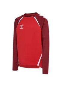 Hummel hmlLEAD 2.0 Crew Sweatshirt Kinder 3713 - true red/maroon 140