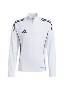 Adidas Tiro 25 Competition 1/4-Zip Sweatshirt Kinder JI7512 - white 128