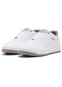 Puma Court Classy Sneaker Damen 20 - Puma white/plum jam/Puma silver 41