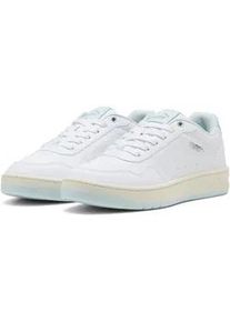 Puma Court Classy Sneaker Damen 18 - Puma white/sea glass/Puma silver 40.5