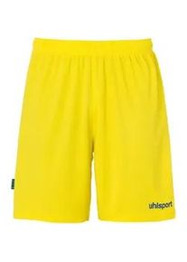 Uhlsport For the Planet Center Basic Fu&szlig;ballshorts Kinder limonengelb/azurblau 152