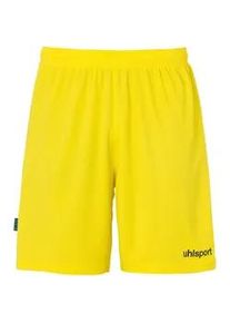 Uhlsport For the Planet Center Basic Fu&szlig;ballshorts Kinder limonengelb/schwarz 152