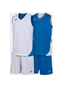 Joma Kansas Basketballtrikot + Shorts Set Kinder 702 - royalblau/wei&szlig; 116