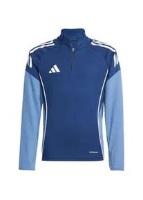 Adidas Tiro 25 Competition 1/4-Zip Sweatshirt Kinder JI6545 - team navy blue 2/crew blue 176